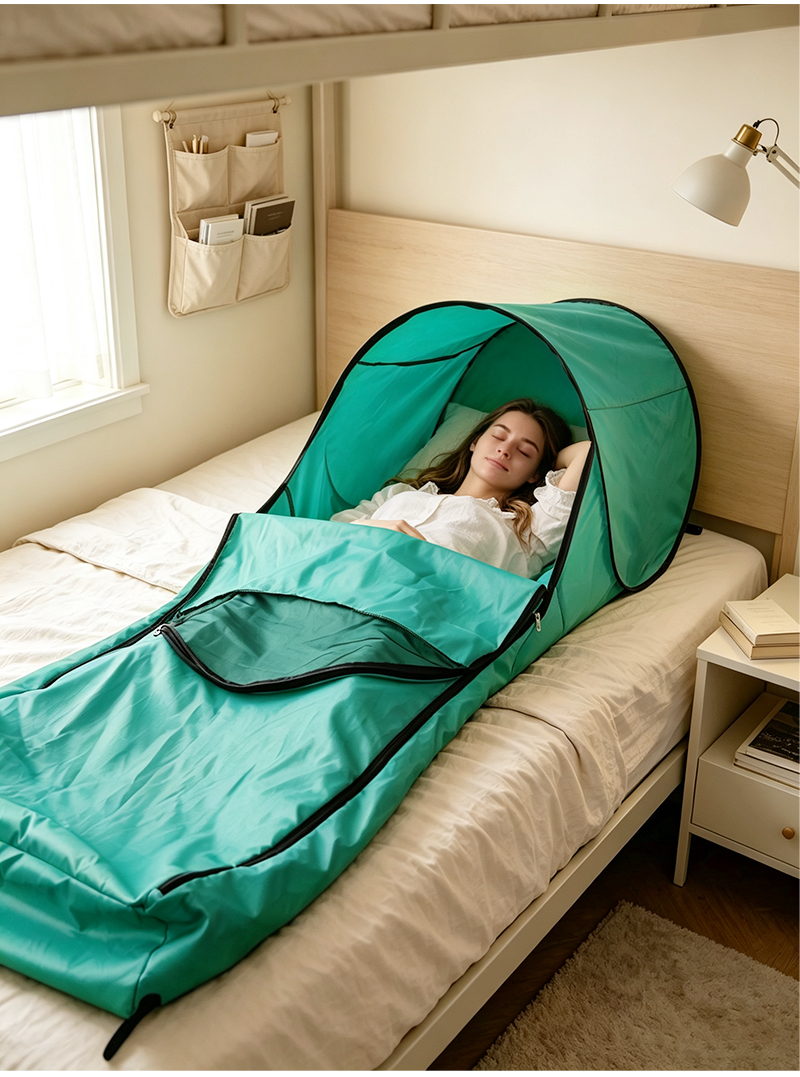 3D Sleeping Bag For One Or Two People Portable Lightweight, Mosquito-Proof  And Dirt-Resistant Tent Sleeping Bag Cover For Outdoor Camping — foto 8