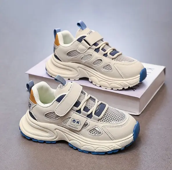 2026 Summer New Kids Mesh Breathable Sneakers, Boys Casual Dad Shoes For Middle And Big Kids