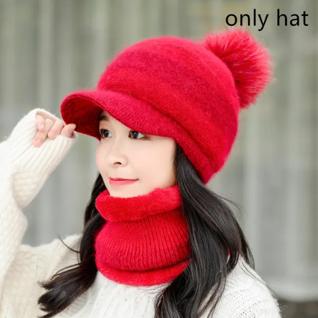 Winter Warm Ladies Fleece Duck Tongue Red - Shop at LoveMi
