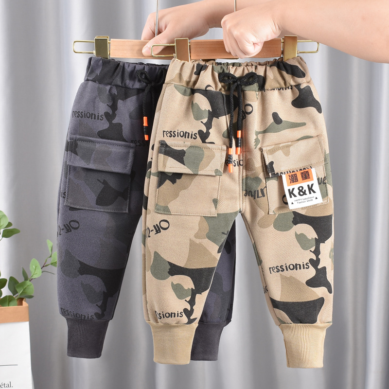 Boys' Fleece One-piece Velvet Spring And Autumn Baby Style