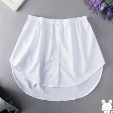 Women All match Shirts Sweaters And Fake Skirts White - Shop at LoveMi