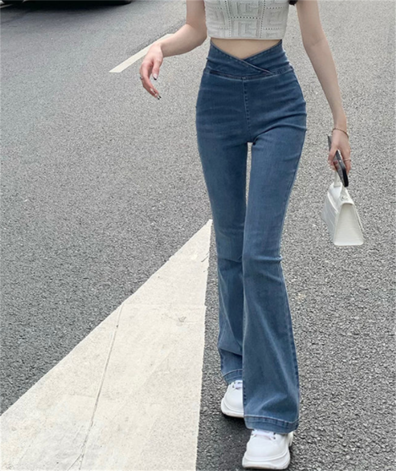 High Waist Hip Raise Slim Fit Women's Jeans