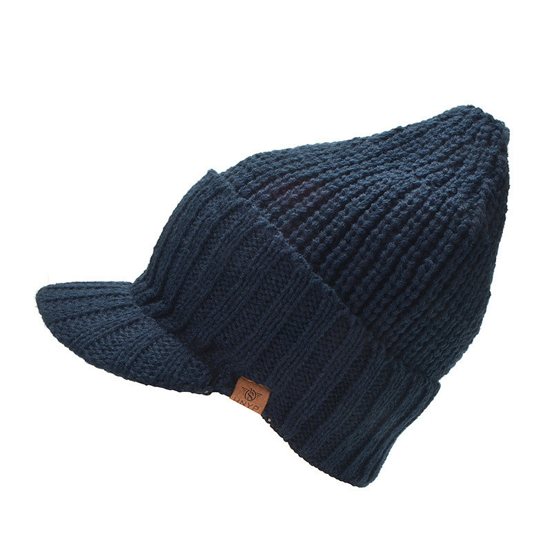 Men's Warm Thick Duck Tongue Knitted Hat thumbnail 4