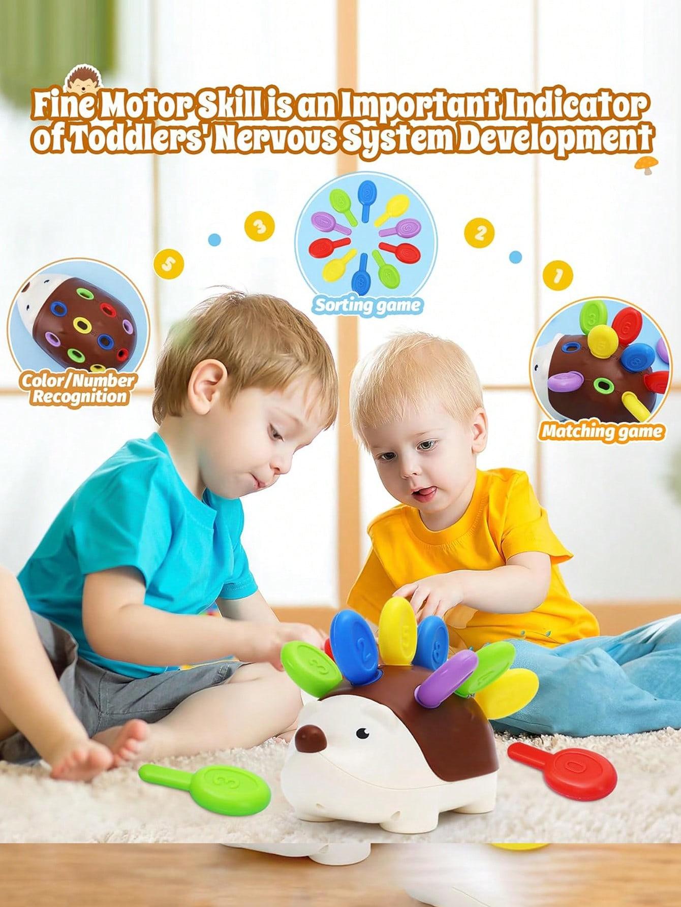 Hedgehog Educational Toy Set1Hedgehog And 10 Colorful Numbered Quills Ideal Birthday Or Christmas Gift For Toddlers Aged 1 -3 9