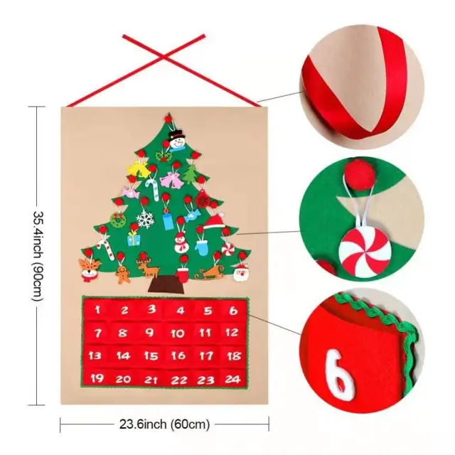 Creative Christmas Felt Christmas Tree Photo Color - Shop at LoveMi