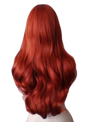 Women's Copper Anime Long Curly Hair — foto 6