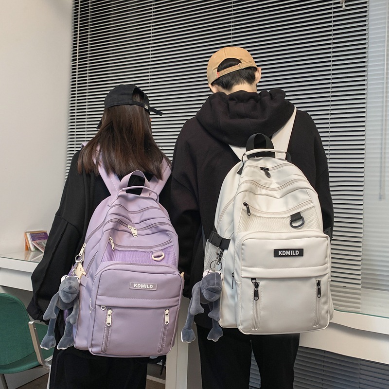 High School Students All Match Large Capacity Multi Layer Backpack