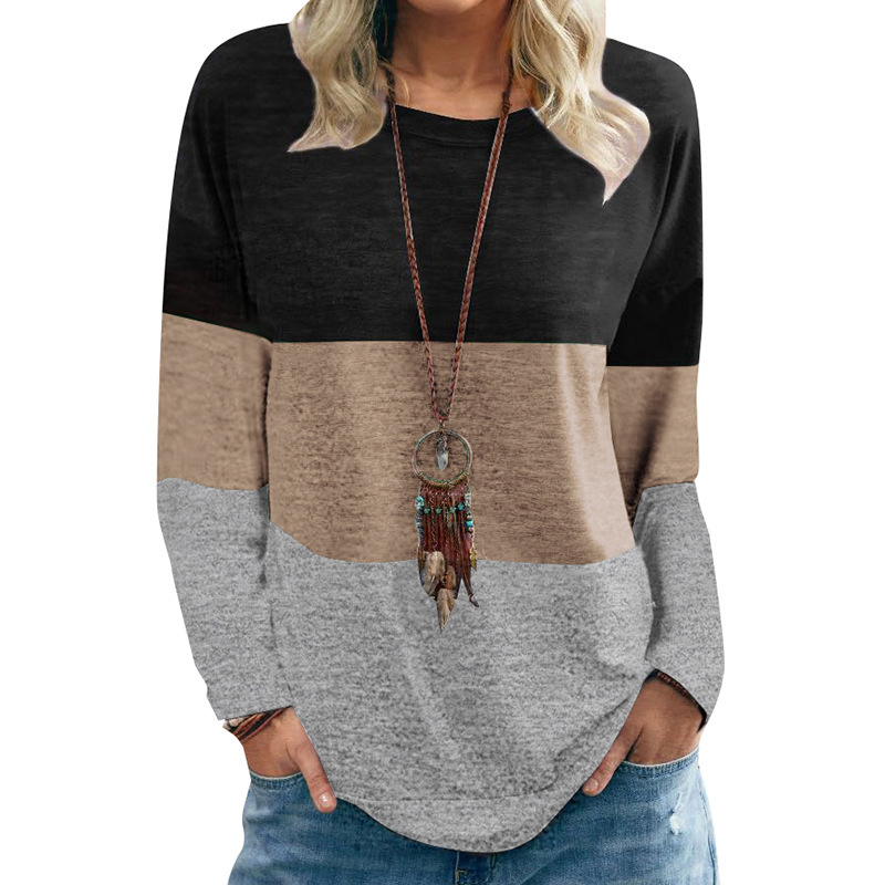 Women's Three-color Women's Casual Autumn Top