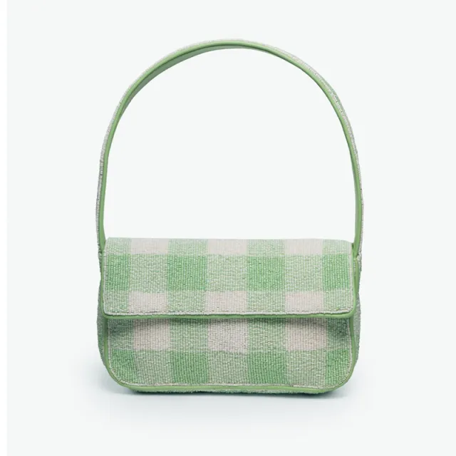Bohemian Style Hand carrying Small Bag Underarm Shoulder Green - Shop at LoveMi