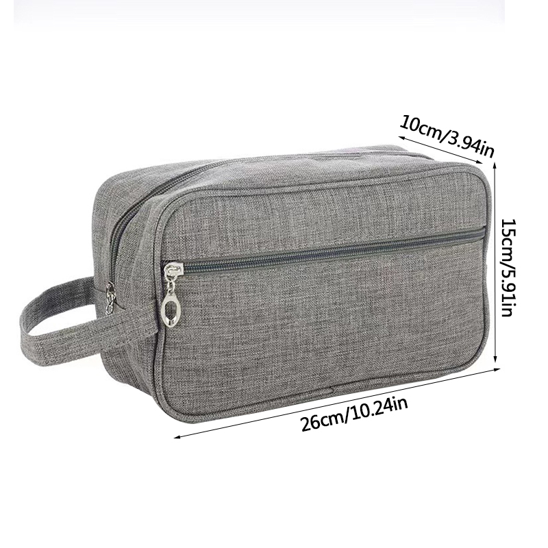 Hanging Travel Wash Toiletry Bag,Black Waterproof Shaving Shower Gym Bag — image 4
