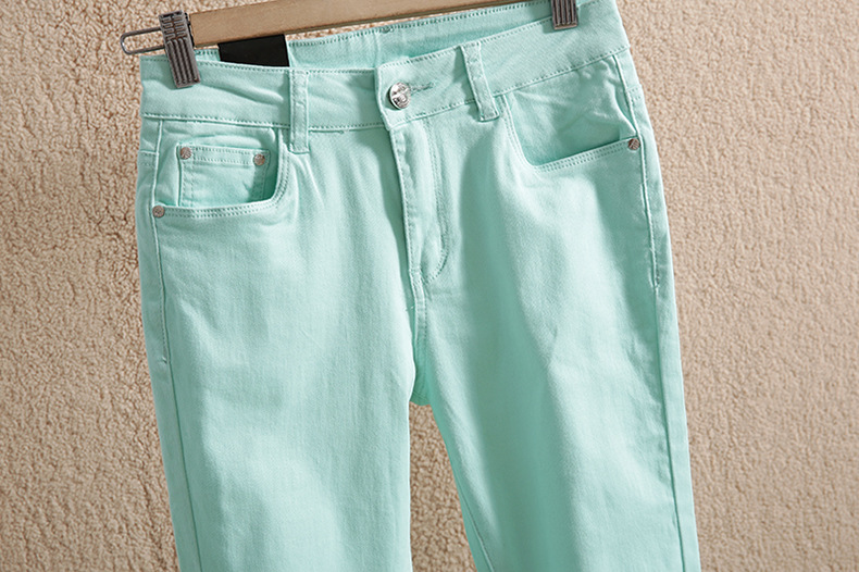 Slim, Slim, All-match Color Bottoming Pants