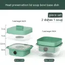 Multi-layer Dish Cover Heat Preservation Kitchen Cover Dining Table Leftover Storage Box Transparent Stack Cooking Hood Steamer view 19