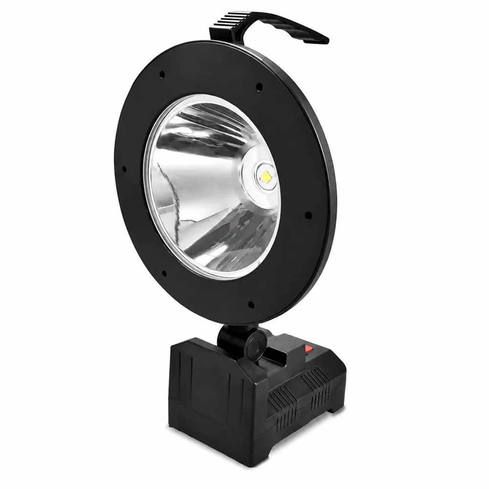 Solar Powered Rechargeable Battery Display Power Bank Function LED Flood Light W873B Outdoor Floodlight Security