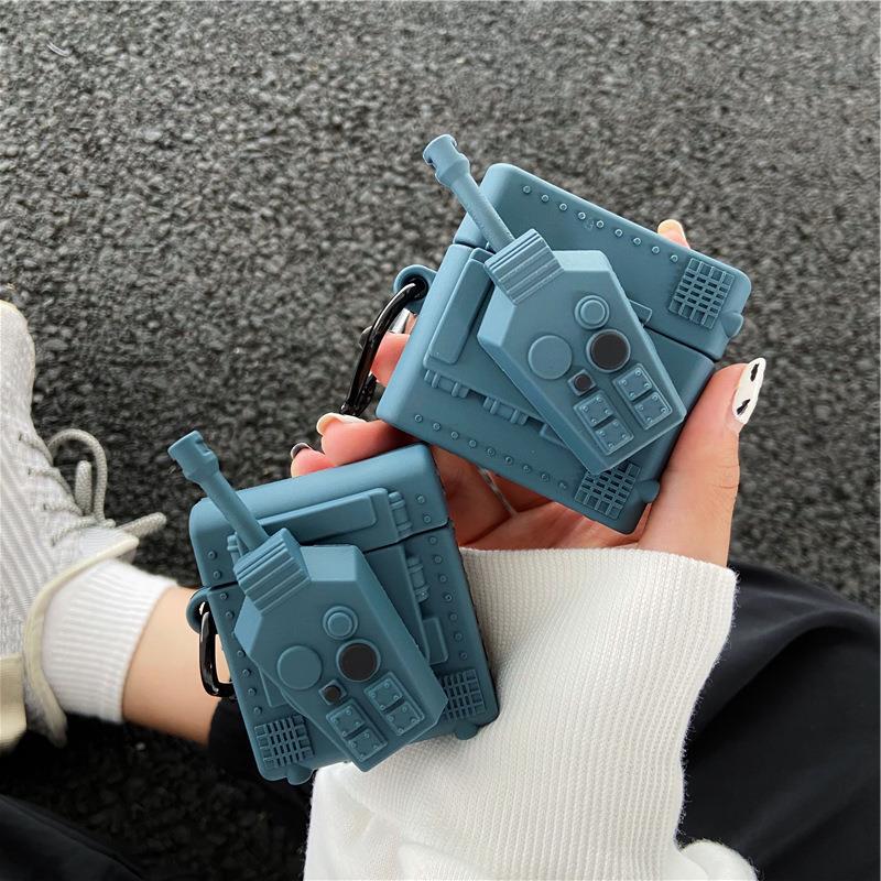 Bluetooth Wireless Earphone Box Personality Creative Soft Plastic Shell - Image 5