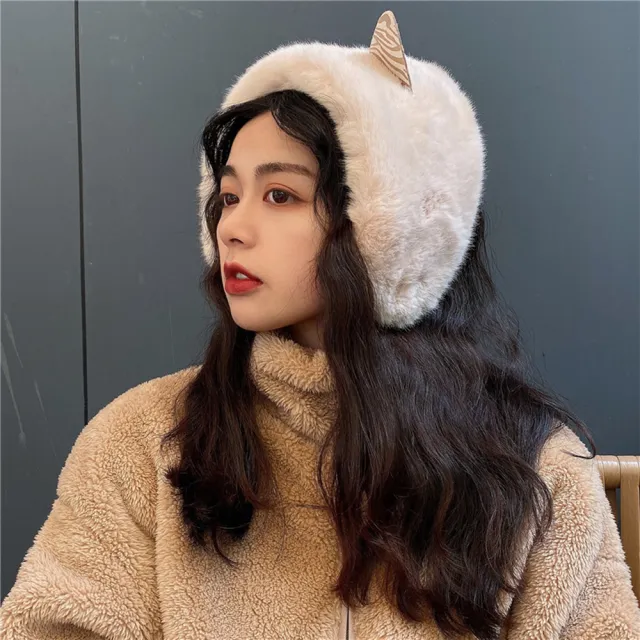 Cute And Thick High value Cat Ears With Ear Cover Apricot - Shop at LoveMi