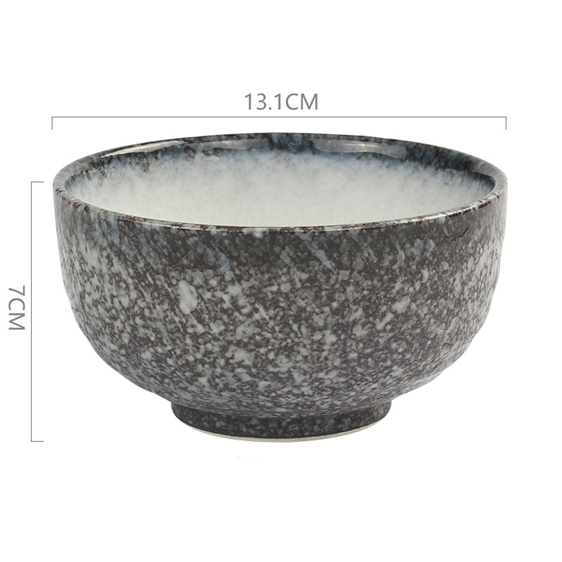 Title 6, Creative Personality Vintage Ceramic Rice Bowl