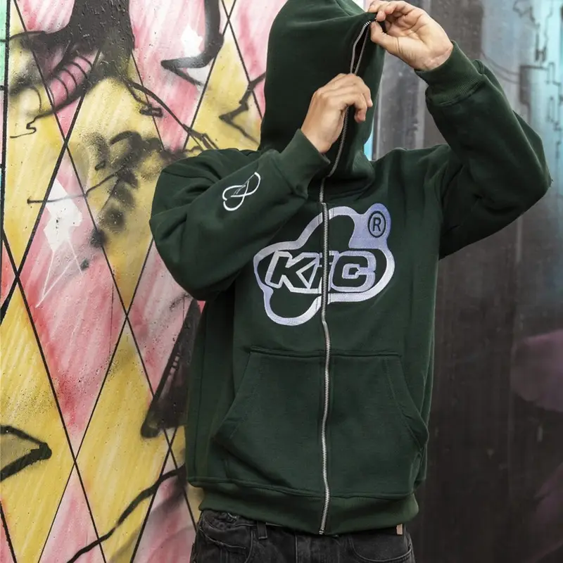 Men's Solid Color Versatile Sports Loose Casual Hoodie