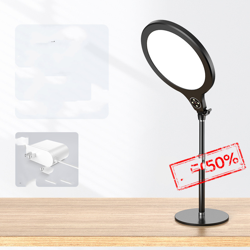 Photo Full Screen Beauty Lamp Mobile Phone Telescopic Desktop Floor Fill Light Bracket - Image 20