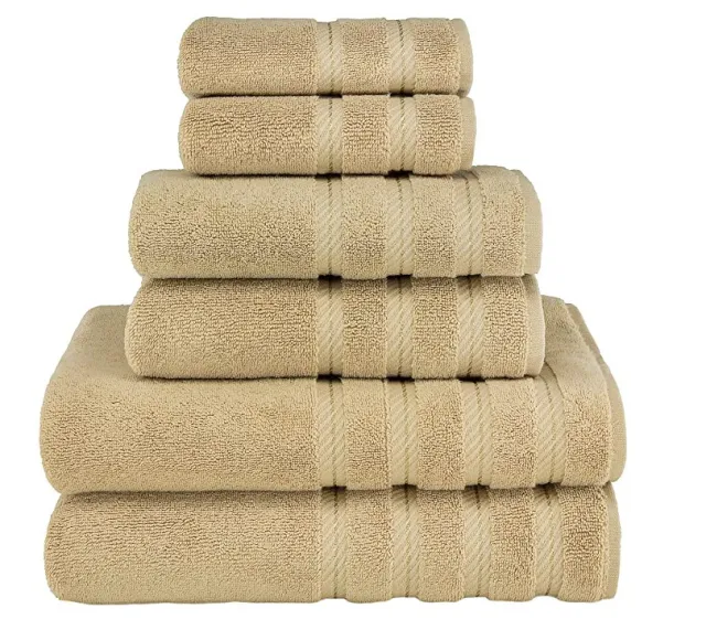 Absorbent Long Staple Cotton Towel Bath Towel Set Coffee - Shop at LoveMi
