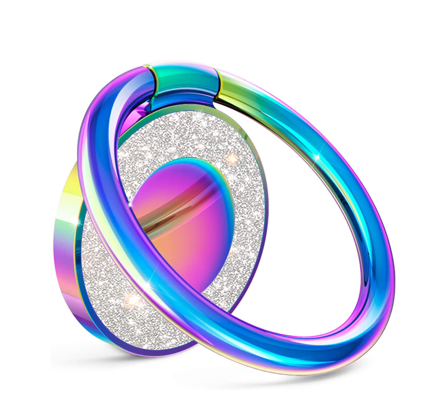 Creative Round Glitter Handset Ring Bracket - Image 4