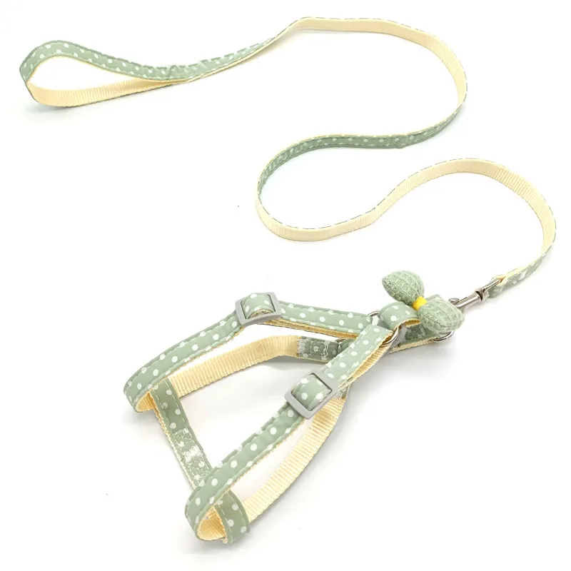 Pet Dog Leash Does Not Strangle The Neck Adjustable - Green