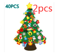 Children's Handmade Puzzle Pendant Christmas Tree – Style 1, 1PC