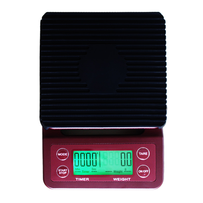 Title 5, Backlit Coffee Weighing Scale with Built-in Tim...