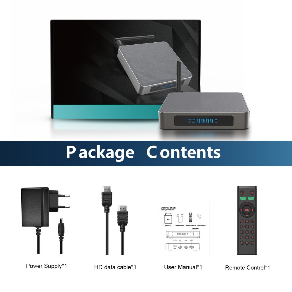 Сетевая приставка высокой четкости Bluetooth 8K