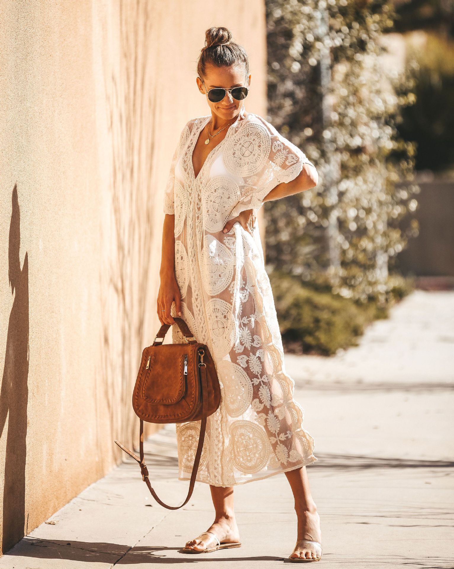 European And American Skin Tone Temperament Base Lace Shirt