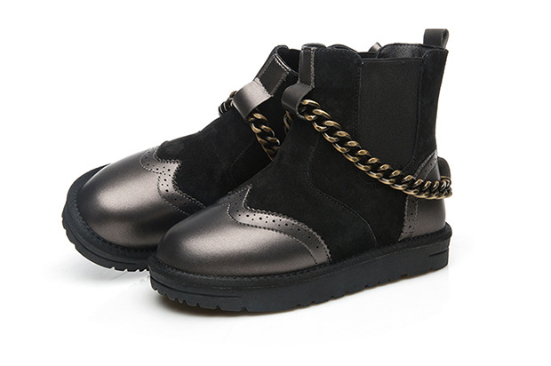 Wool Warm Shoes Middle Tube Breathable Rubber