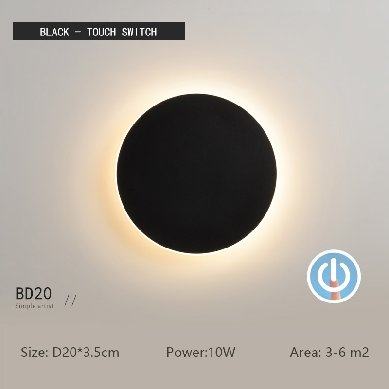 Simple Corridor Stair Wall Background Wall Light Touch - Image 8