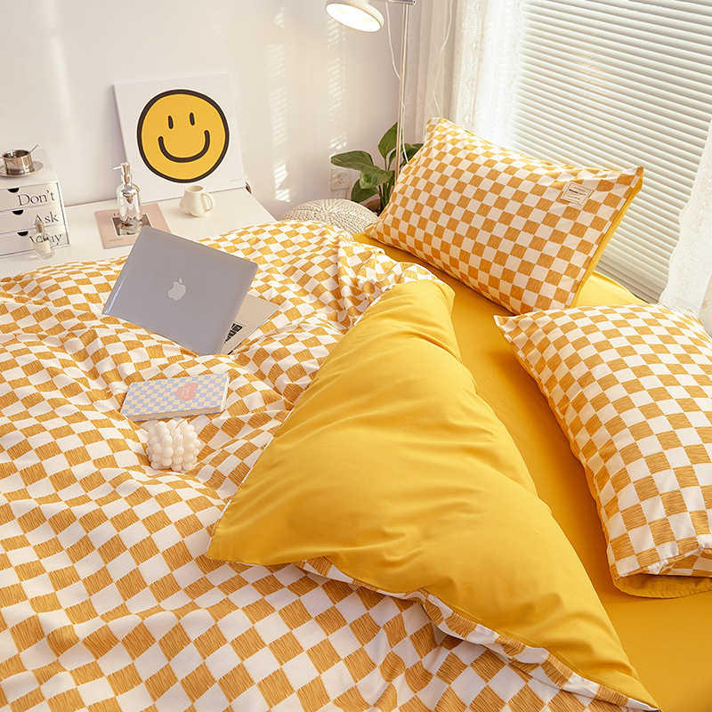 Checkerboard yellow