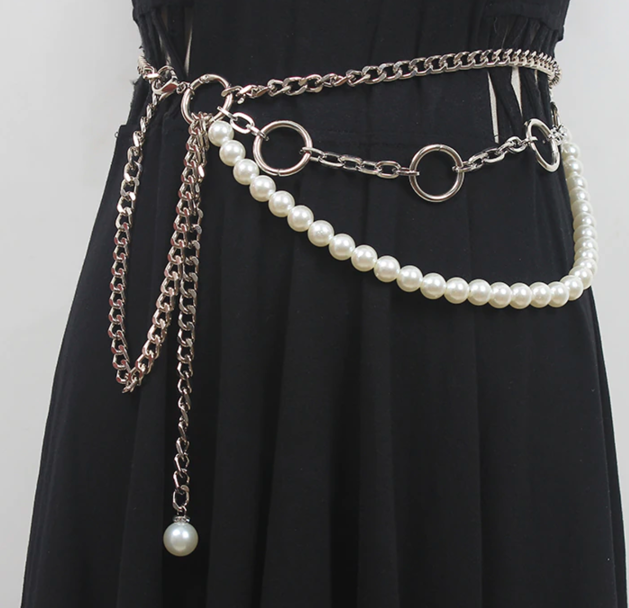 Title 6, Fashion All-match Pearl Waist Chain Decoration ...