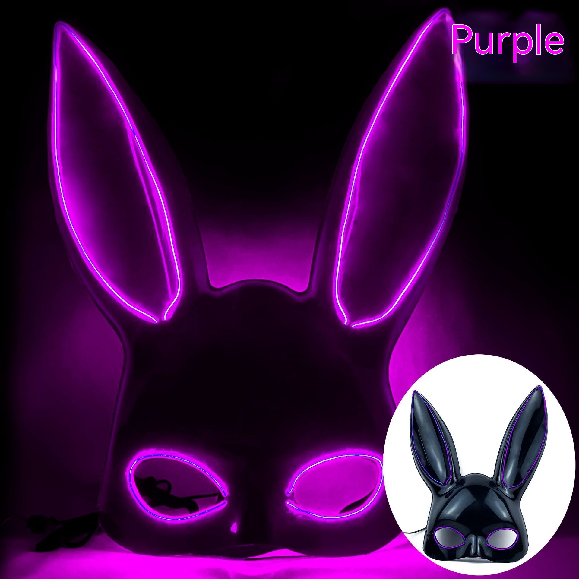 Purple Black Bunny