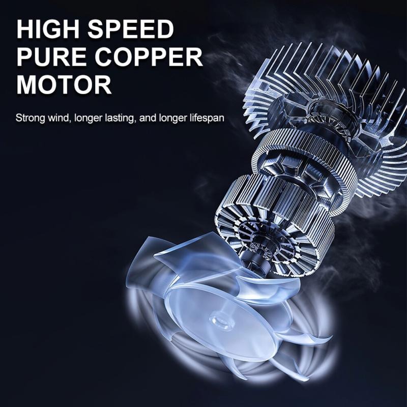 Portable High-Power Turbo Blower 1300mAh Cordless Jet Fan For Car Drying — image 3