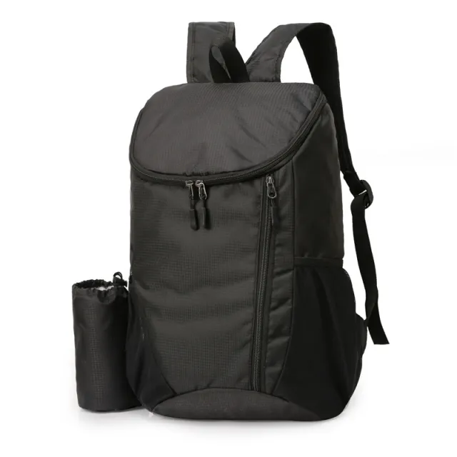 Lightweight Waterproof Outdoor Large Capacity Folding Travel Backpack Black - Shop at LoveMi