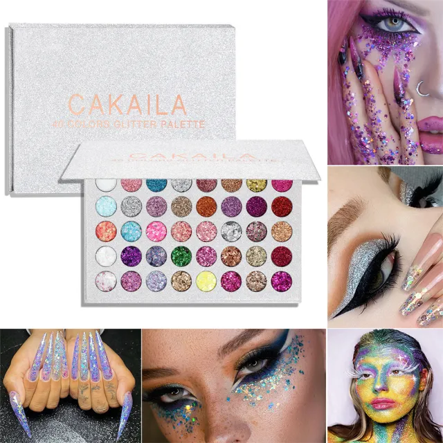 Creative 40 Colors Eyeshadow Palette Multicolor - Shop at LoveMi