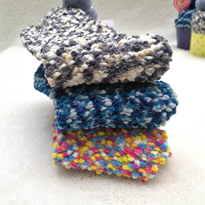 Cute Winter Hair Circle Christmas Socks