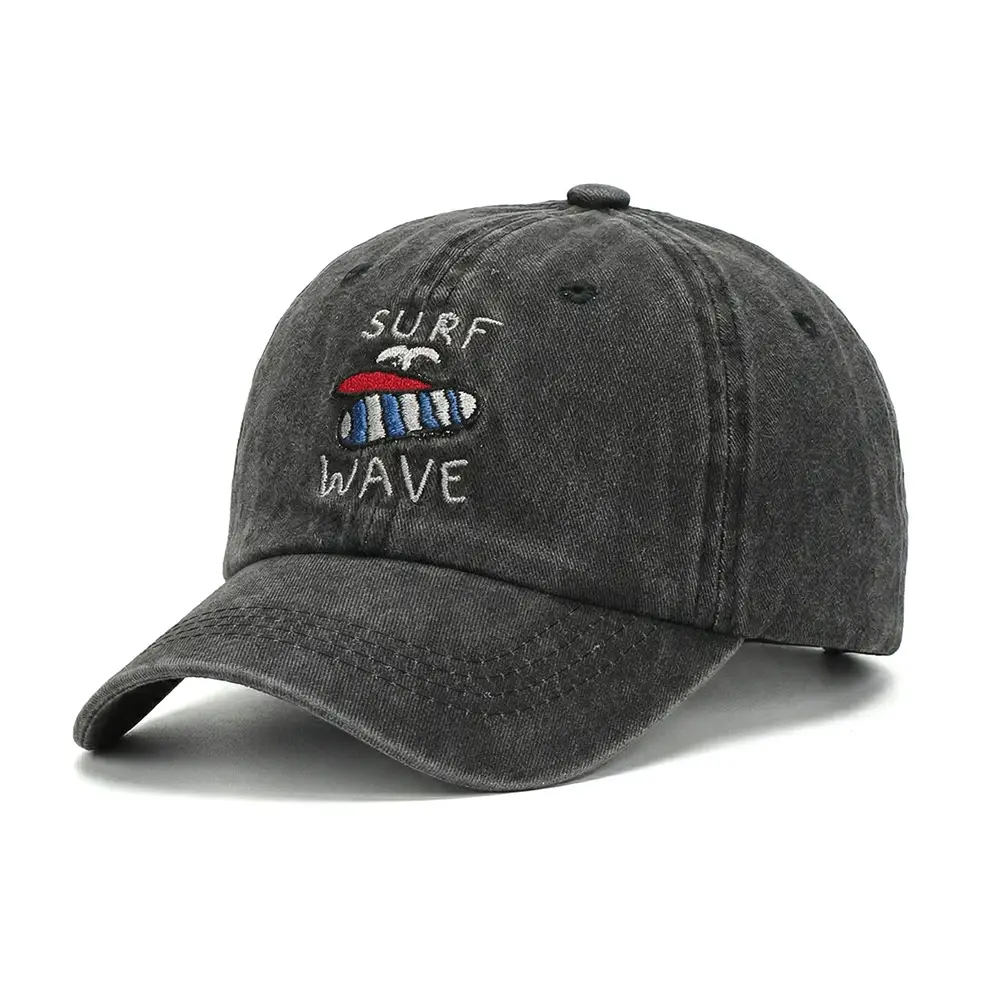 The Airplane English Letter Embroidered, Washed And Aged Retro Baseball Cap Is Suitable For Daily Outdoor Use On The Street