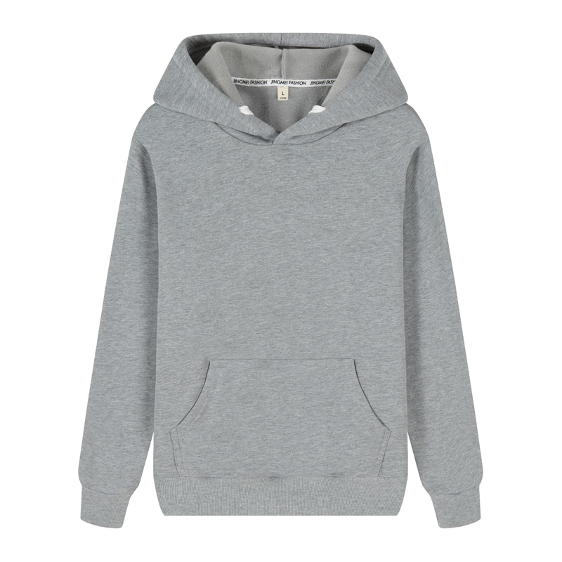 Title 5, Non-Fleece Solid Color Hooded Pullover Sweater