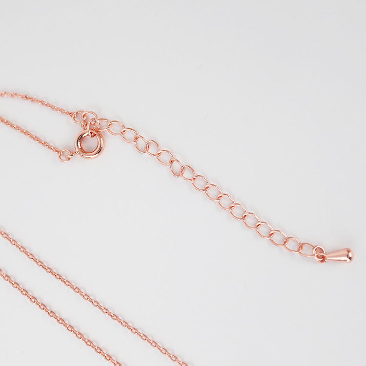 Forest Style Girl Cherry Blossom Tassel Pendant Chain