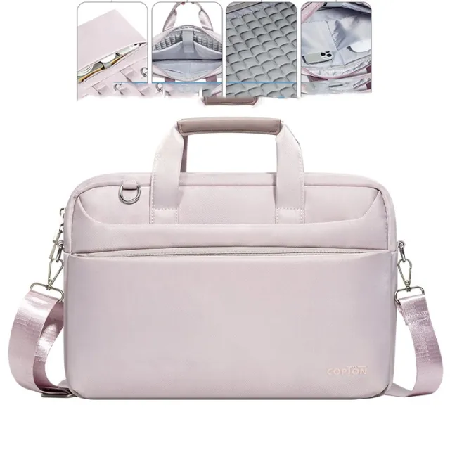 Simple And Creative Solid Color Laptop Bag Pink - Shop at LoveMi