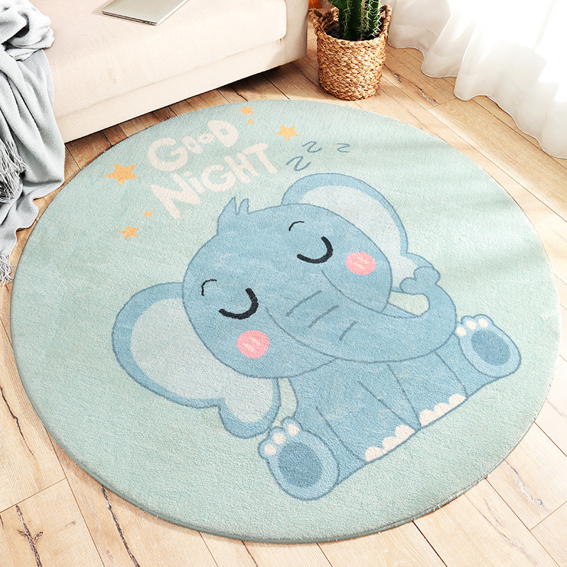 4ab0d046 d292 4633 8f04 0b4b6f447d72 - Home Living Room Bedroom Bedside Round Floor Mat