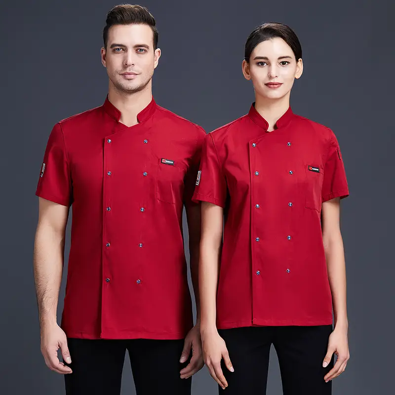 Chef Clothes Fashion Personality Thin Breathable Mesh