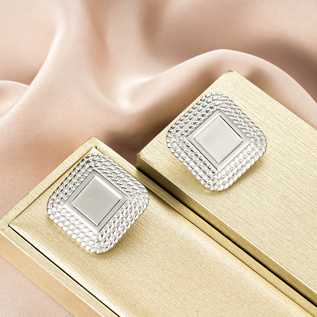 Premium Fashion Irregular Earrings, High End Unique Niche Design, Stainless Steel Earrings... thumbnail 7