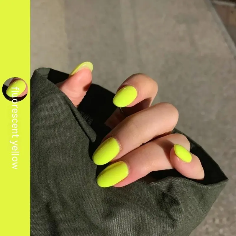 Fluorescent Manicure European And American Style Nightclub - D9 3 Fluorescent Yellow
