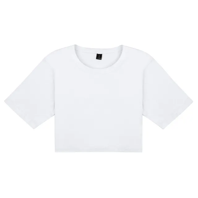 Solid Color Revealing T shirt Female Dance Practice Dance Culture White - Shop at LoveMi