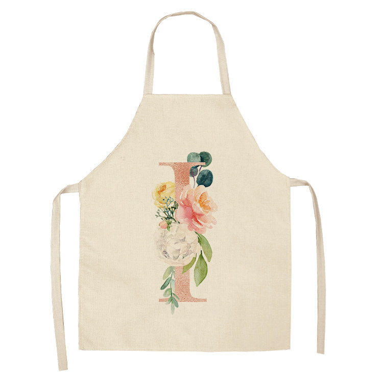 Title 21, Letter series cotton and linen apron