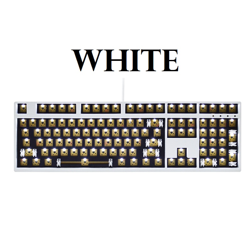 108 Keys Diy Satellite Axis laptop Ubs Wired tastatur Kit - Bilde 1