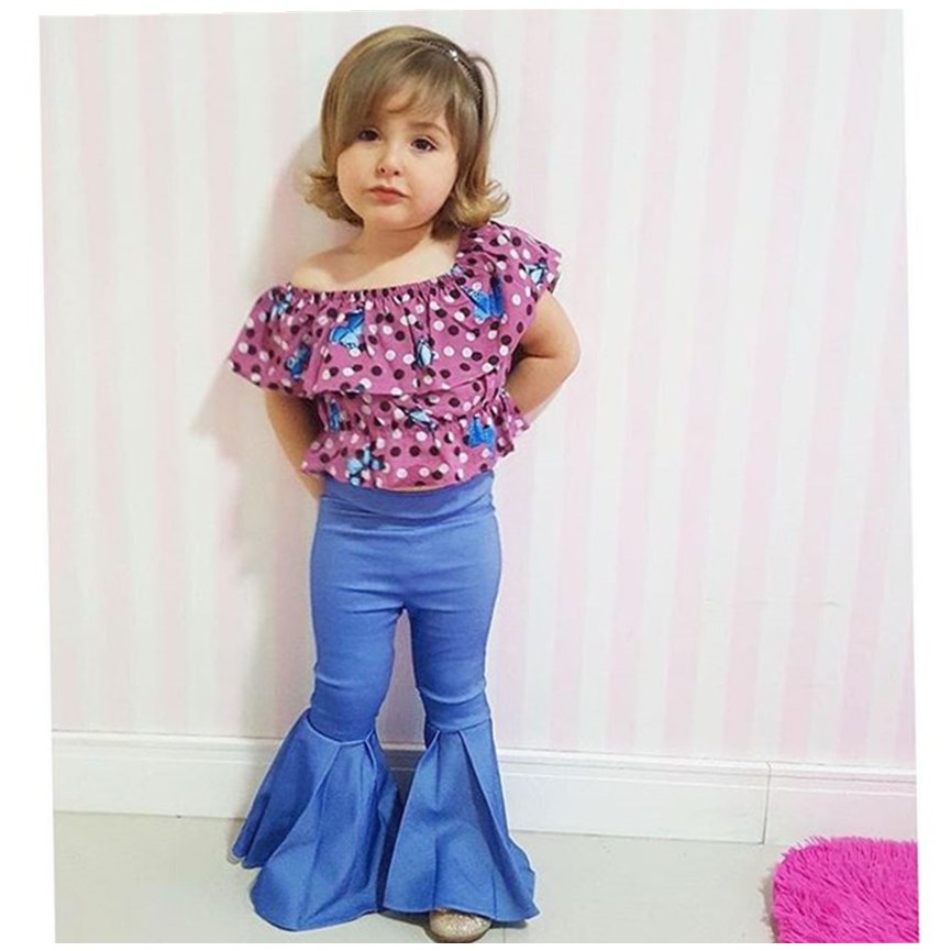 Title 2, Casual Cute Wide-Leg Jeans for Parent and Child...